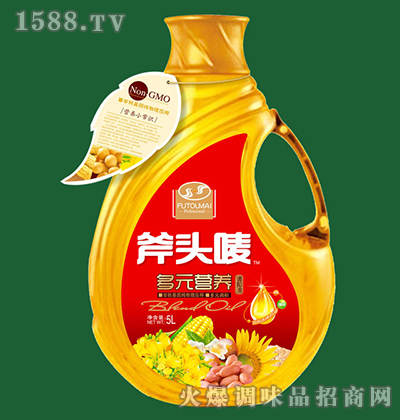 斧头唛多元营养调和油5L-调和油招商信息-火爆粮油调味品招商网【1588.TV】